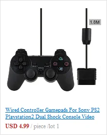 Проводные контроллеры геймпады для sony PS2 Playstation 2 Dual Shock консоль для видеоигр джойстик геймпады длинный кабель джойстик Прямая поставка