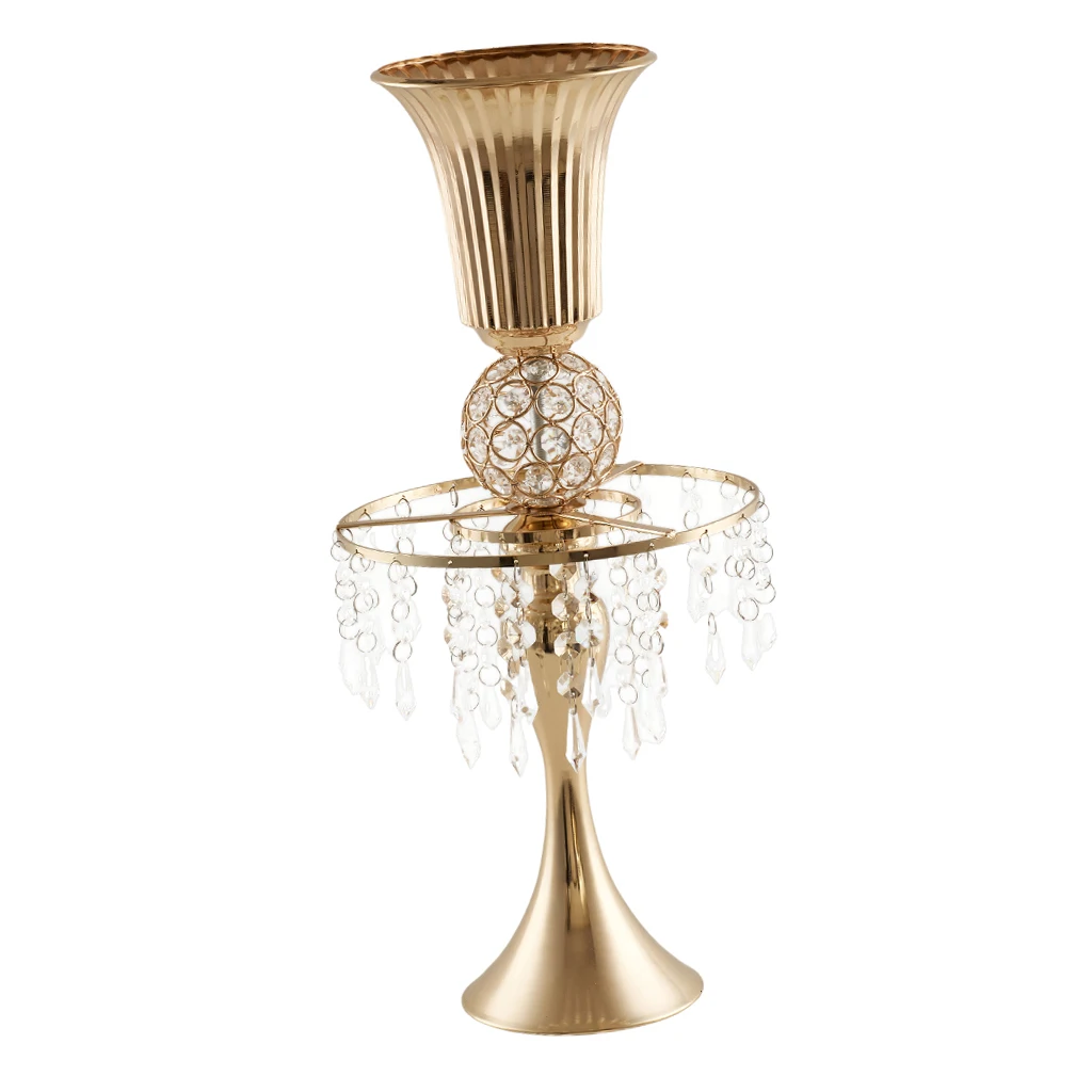Iron Candle Holder Tabletop Candlestick for Home Desktop Wedding Party Decor