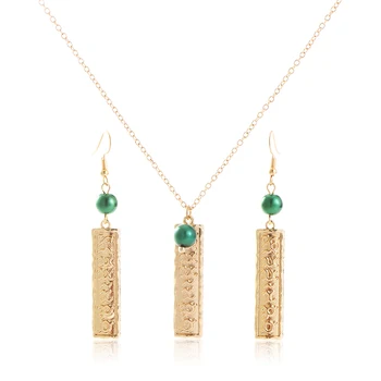 

Say Hello 4 Designs Hawaiian Pearl Jewelry Sets Polynesian Samoa Marshall Style Vintage Hollow Leaf Necklace Earrings Set K6514