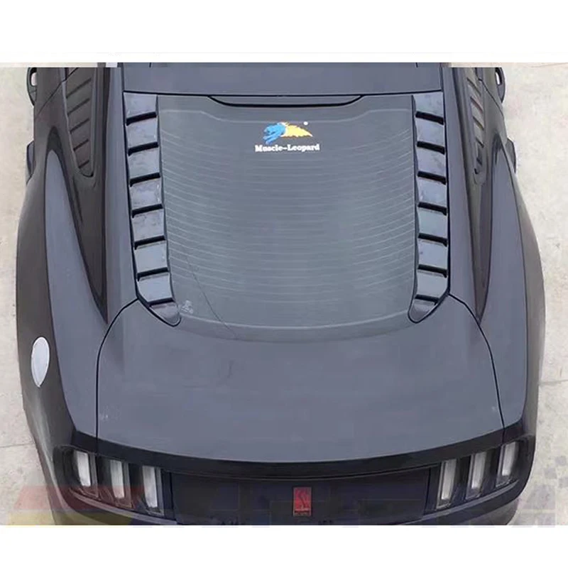 

Fit for Ford Mustang Spoiler 2015 2016 2017 Car ABS Plastic Unpainted Primer Rear Wing Roof Tail Spoiler