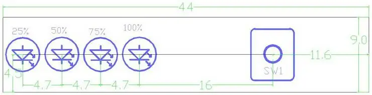 Светодиодный индикатор заряда батареи 1S 2S 3S 18650 литий ионный Литий аккумулятор