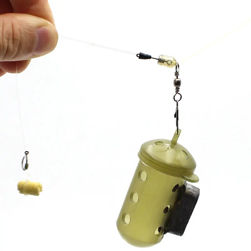 Bait Cage Fishing Feeder Swim Feeders Outdoor Basket Carp