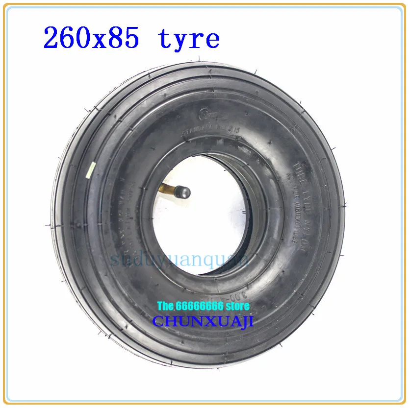Шины 260x85 (3 00-4) (10 ''x 3'') с внутренней трубкой шины для супер газового
