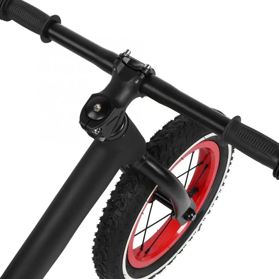 Excellent 12 Inch Black Kids Children No Pedal Bicycle Anti-slip Two Wheel Sliding Bike 2-6 Years Old Child Bike 2