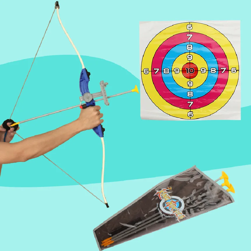 

1: 1.8 Model Bow And Arrow Special Composite Material with a Small Bow Shooting Large Size Safe Sucker Bow And Arrow Set