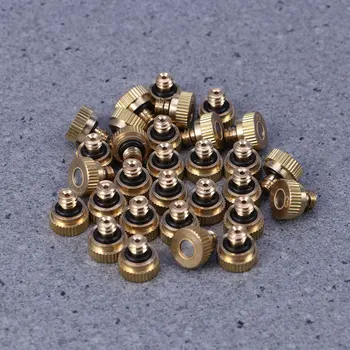 

25pcs 0.4mm Brass Misting Nozzle Atomizing Spray Mister Nozzle (Yellow)