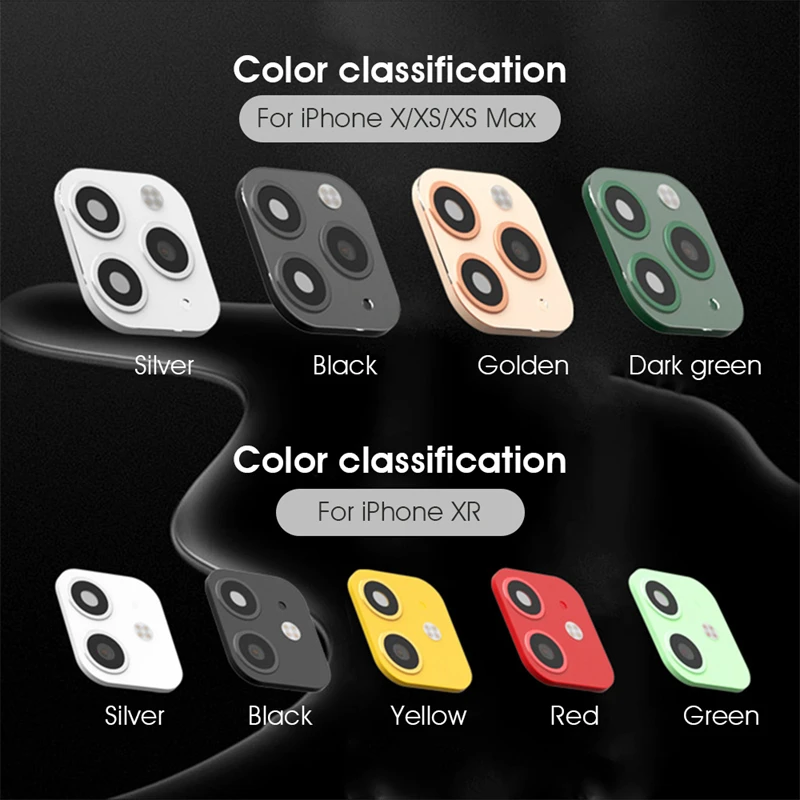 

Real Can Change for iPhone X XR XS Max to for iPhone 11 Pro Max 2019 Phone Camera Lens Protector Cover No Need Change Phone Hot