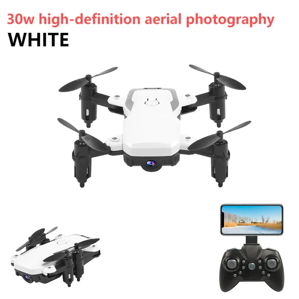 Новое обновление K1 мини складной Wi-Fi FPV Радиоуправляемый Дрон с HD камерой RC вертолет самолет высота удержания воздушные видео игрушки для детей