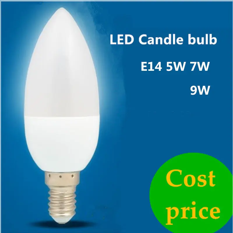1X5 Вт 7 9 Светодиодная лампа Kaars E14 220 В Energie Besparen теплый/холодный свет chandlier kristallen Lamp