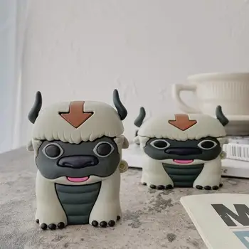 

Soft Silicone Bull Case For Airpods 1/2 Case Wireless Bluetooth Earphone Protective Cover For Air Pods Pro 3 Charging Box Bags