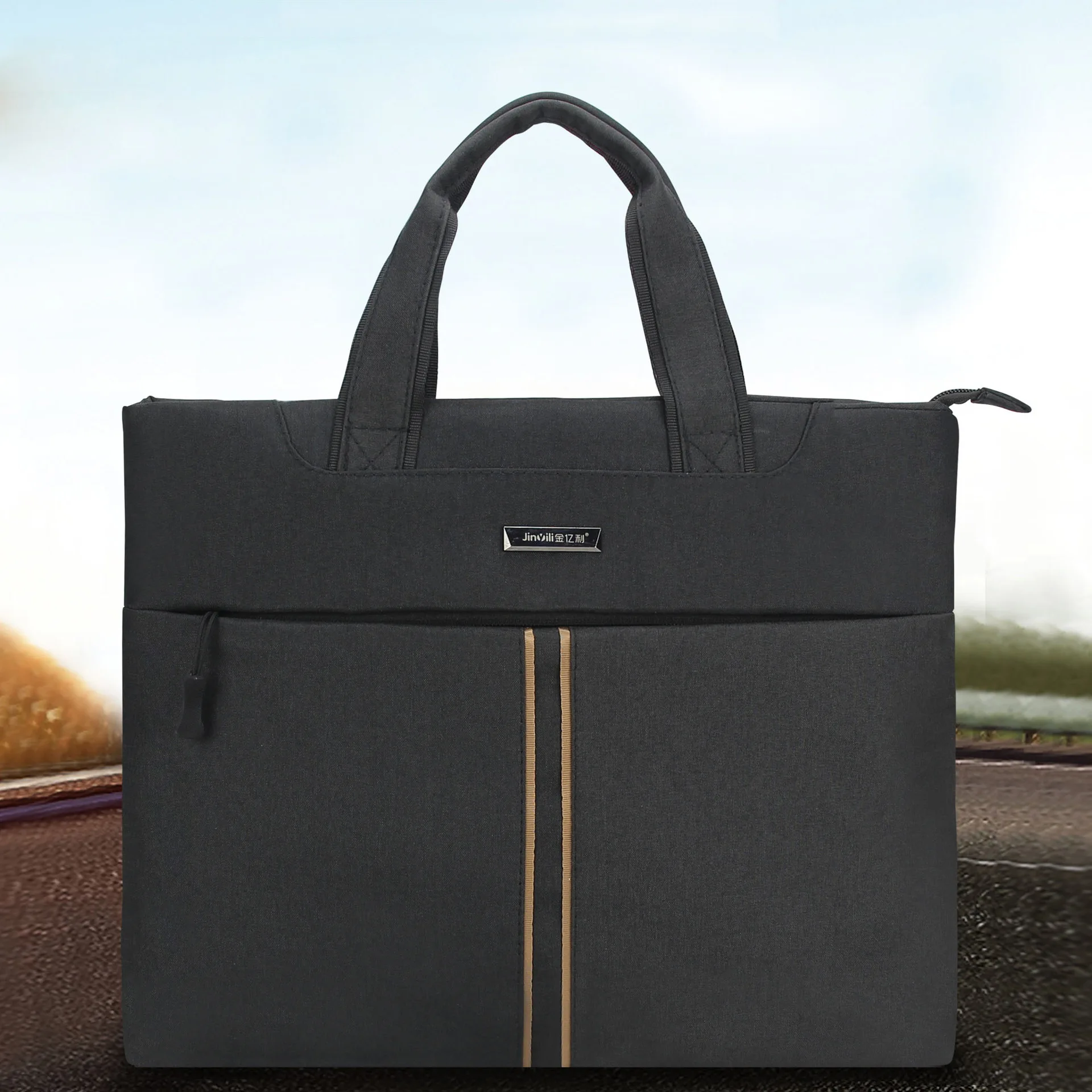 

Ginee li Hand Casual Business Briefcase Polyester Handbag Large Capacity Computer Bag
