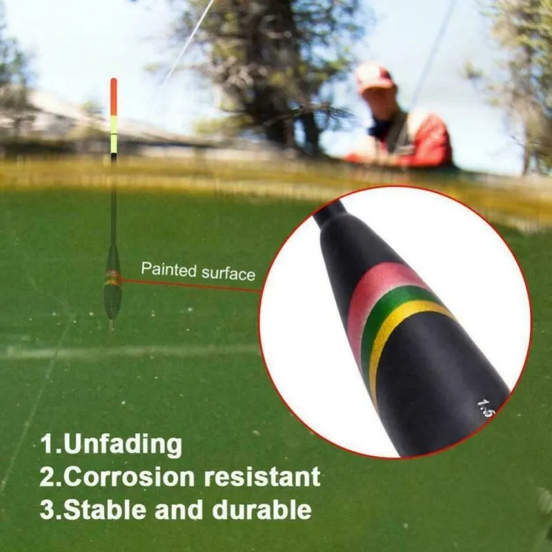 

Carp Fishing Floats Set Fish Tackle Bold 3Pcs Buoy Bobber Stick tail bold drift