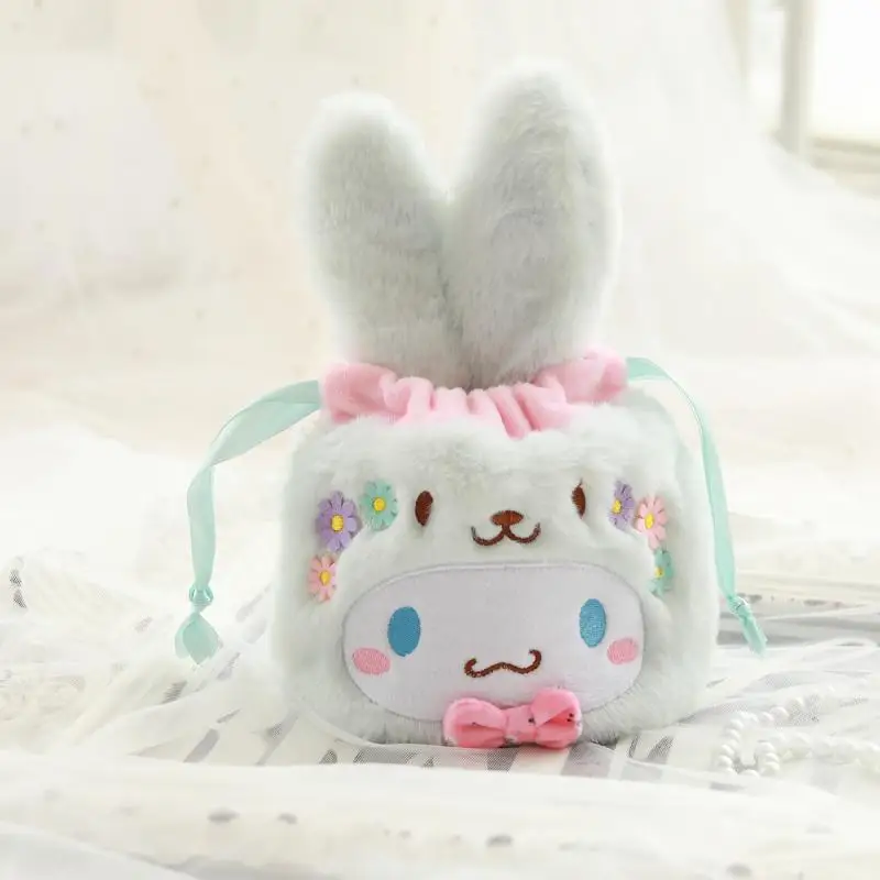 Медведь Даффи Stellalou Sanrio, Hello Kitty с рисунками из мультфильма «My Melody Cinnamoroll персонажи Little Twin Stars косметичка Сумка для хранения на шнурке сумки-косметички