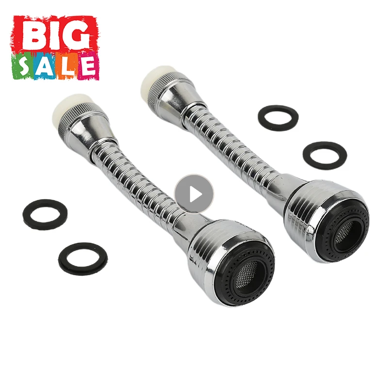 Adjustment Kitchen Faucet Extension 360 Degree Tube Bathroom Extension Water Tap Water Filter