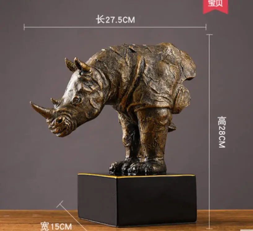 American light luxury rhino office living room lucky crafts decoration | Дом и сад