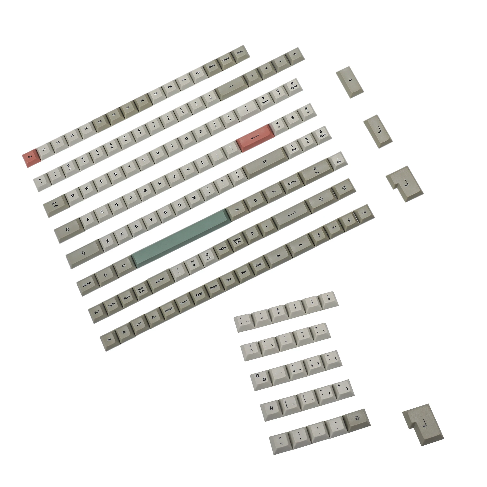 Kit de Teclado mx com Perfil Dsa 61 87 104 96 84 Barra Ansi Iso Azerty Qwitz Espanha Reino Unido Francês Alemão Italiano Keyconjunto Pbt Keycap para Teclado mx - Imagem 2