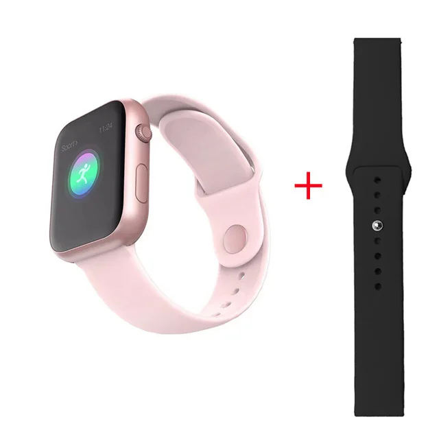 696 SX16 Смарт-часы для мужчин для Apple Watch пульсометр кровяное давление кислород фитнес Шагомер IP67 Водонепроницаемый умный Браслет - Цвет: P add Black Strap