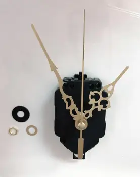 

New Clock Movement Mechanism with Silver Hour Minute Red Second Hand DIY Tools Kit