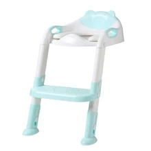 Складной Детский горшок для младенцев детское сиденье для унитаза для приучения к туалету с регулируемая лестница портативный писсуар горшок сиденье для унитаза для детей