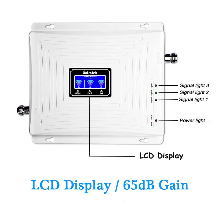 Lintratek tri band 2G 3G 4G 900 1800 2100MHz
