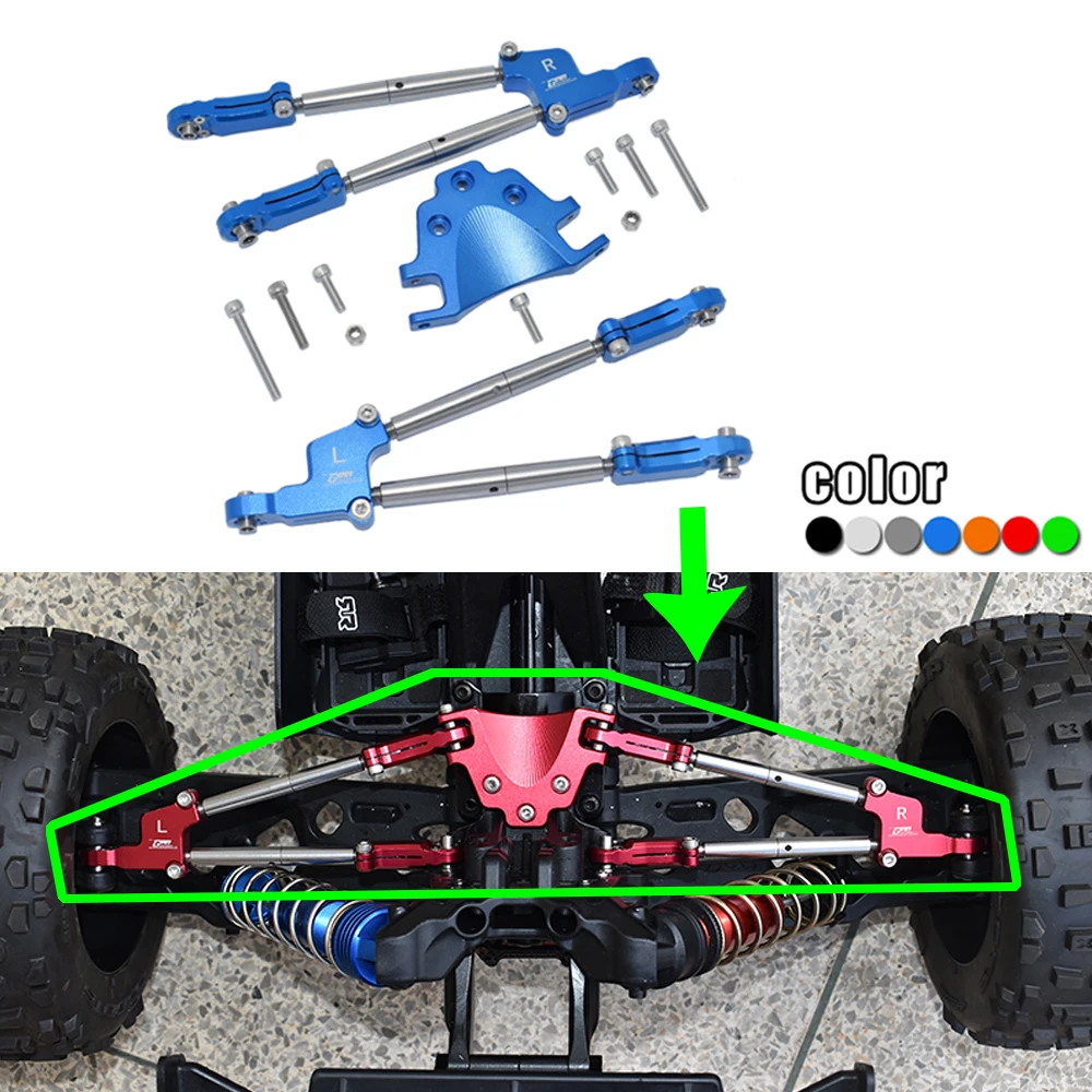 

GPM metal aluminum alloy anti-roll Tie rod + Fixed seat for ARRMA 1/5 KRATON OUTCAST 8S BLX-ARA5810 ARA110002T1/T2 MONSTER TRUCK