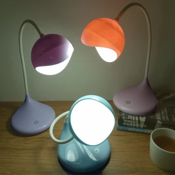 

LED touch dimming table lamp USB charging child reading eye protection book light bedroom living room illumination desk lamp