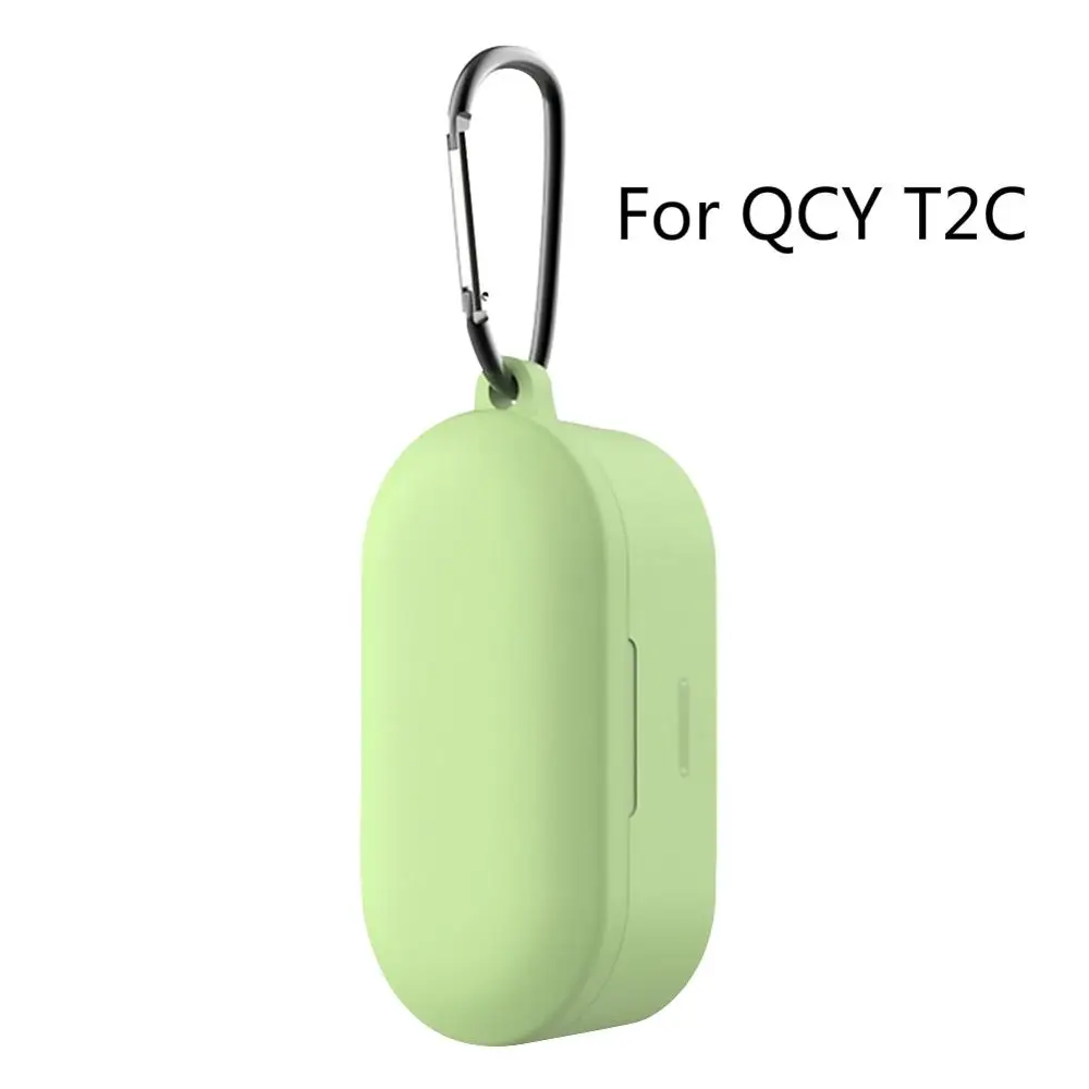 C for QCY T2C Силиконовый защитный чехол для наушников для QCY T2C анти-капля Пылезащитная Крышка для гарнитуры чехол для QCY T2C T1S T1C TWS защита для наушников - Цвет: C for QCY T2C