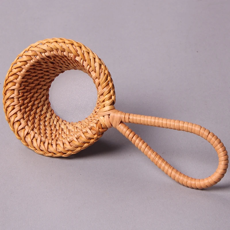 Vietnamese Autumn Rattan Tea Tray Accessories Kung Fu Tea Set Creative Handmade Rattan Tea Filter Bag Set Tea Ceremony Accessori