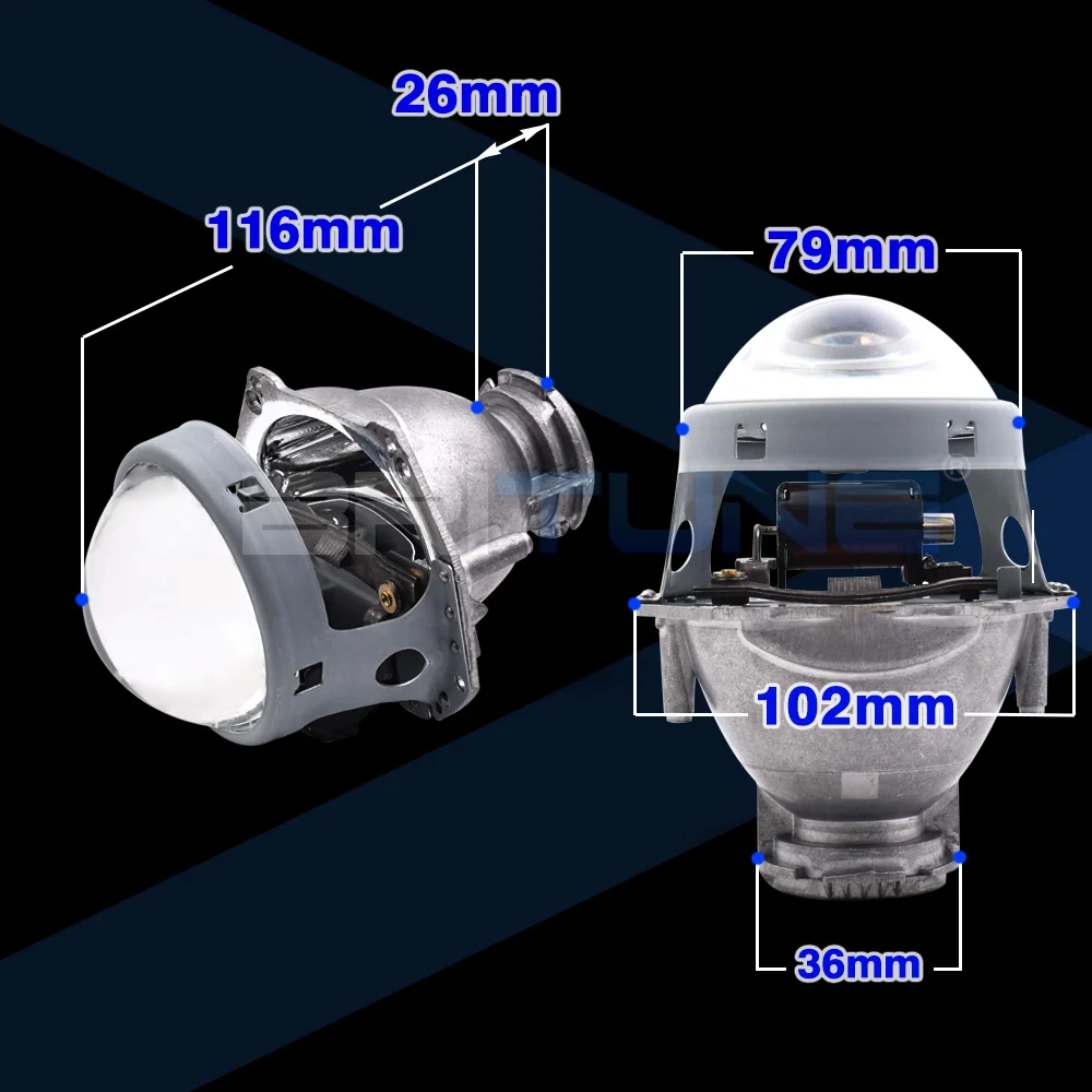 Биксеноновые линзы Hella 3R G5 синие для фар проектора 3 0 светодиодов D1S D2S D3S D4S D2H HID