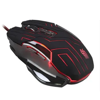 

X10 LED USB Wired Optical Game Mouse Gaming Adjustable PC Laptop 8 Buttons