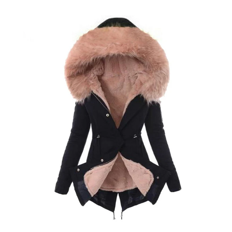 

Muyogrt Winter Jacket Women 2020 Winter Womens Parka Casual Outwear Military Hooded Coat Fur Coats Manteau Femme Woman Clothes