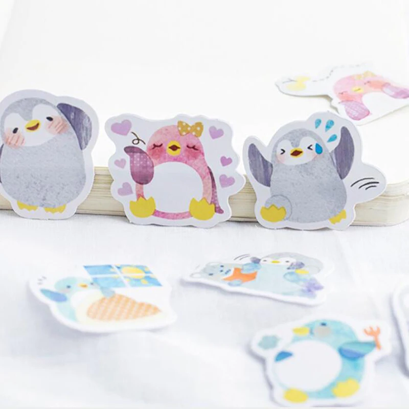 45 шт./упак. творческий Kawaii Маленькая наклейка в форме животных милые украшение