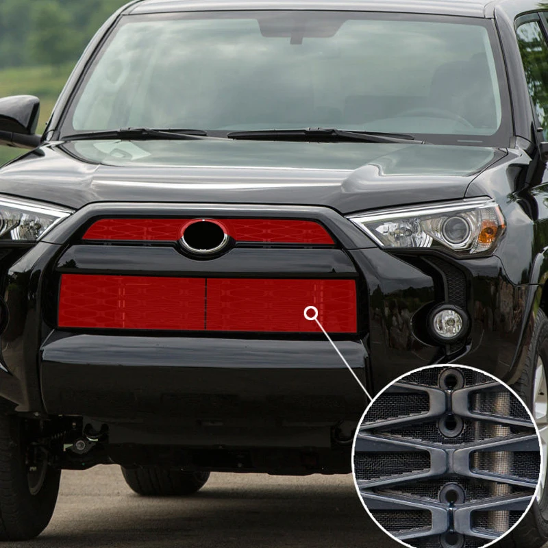 Автомобильные аксессуары ABS передняя решетка сетки гриль подставки сеткой 3 шт. для Toyota 4runner