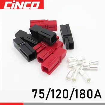 

1/5/10/50/100pcs 75A 120A 180A 600V Power Connector Plug Red Black pp75 PP120 PP180 PowerBank Contacts ForCar Solar Caravan Boat