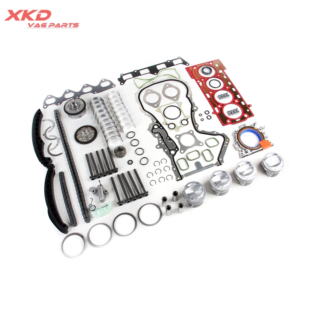 

1.4T Engine Overhaul Rebuilding Kit Fit For VW Jetta Golf Beetle Tiguan Passat CC CAVD 03C109158A CAVA,CTHA,CTHD,CNWA