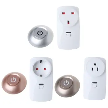 

RF 433MHZ Wireless Switch Remote Control Self Powered Wall Socket with Sticker