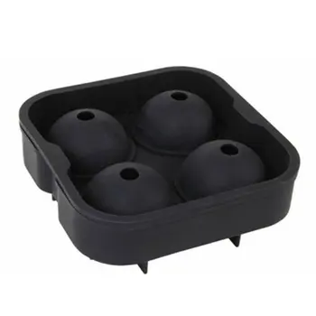 

Silicone Creative Ice Ball Mold 4 Grids Food Grade Silicone Ice Cube Tray Ice Ball Maker Mould For Home Bar Kitchen Gadgets