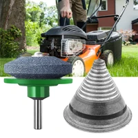 Lawn Mower Blade Balancer Kit 80 Mesh Home Outdoor Garden Grass Lawn Tool Blade Balancer 1.97×1.85 inches Lawn Mower Sharpener 1