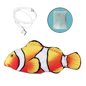 

Electric Moving Flopping Realistic Simulation Wiggle Fish Plush Pet Toy
