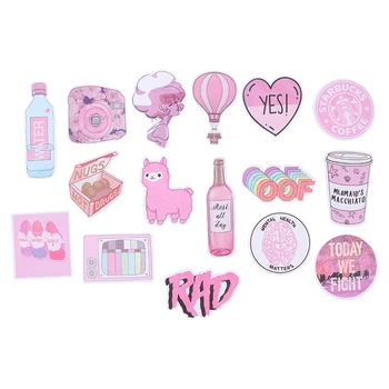

103 PCS Fashion Girl Pink Anime Graffiti Stickers Cute Cartoon Stickers