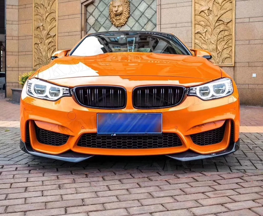 Фартуки для передних губ из углеродного волокна закрылки BMW 3 4 Серии F80 F82 F83 M3 M4 2014