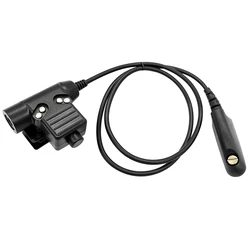 Adaptateur de casque walkie talkie GP328 U94, système PTT Push to Talk pour Radio Motorola 