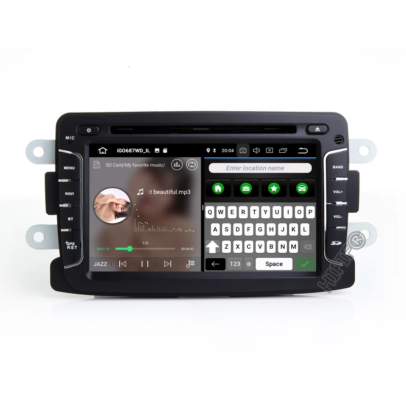 Cheap DSP IPS Android 9.0 8 Core 4GB+32GB GPS Navigator Radio For Dacia Renault Duster Logan Sandero Car DVD Central Cassette Player 5