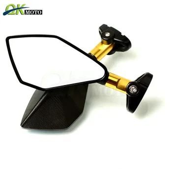 

universal Motorcycle Rear View Mirrors hight quality CNC Aluminum accessories Mirrors kit fits For Kawasaki zx-6r ZX6R zx10r