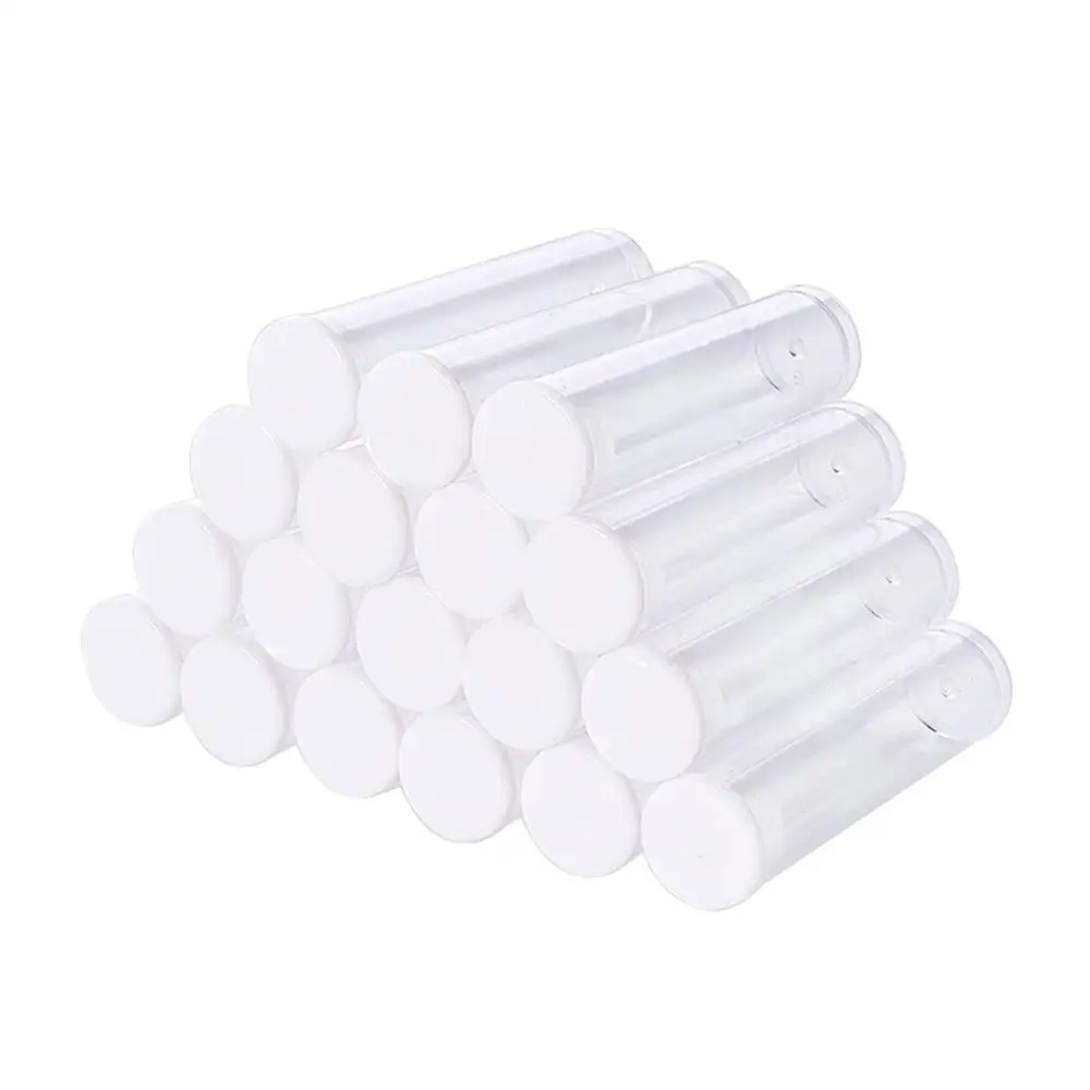 

100Pcs Transparent Plastic Bead Containers Storage Bottle for Jewelry Small Component Organizer Jars Jewelry Packaging Display