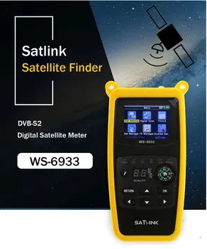 

Satlink WS-6933 Satellite Finder DVB-S2 FTA CKU Band Satlink Digital Satellite Finder Meter WS 6933 free shipping