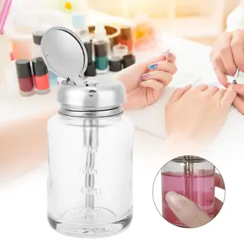 

Professional Nail Art Remover Dispenser Gel Polish Remover Empty Container Manicure Accessory