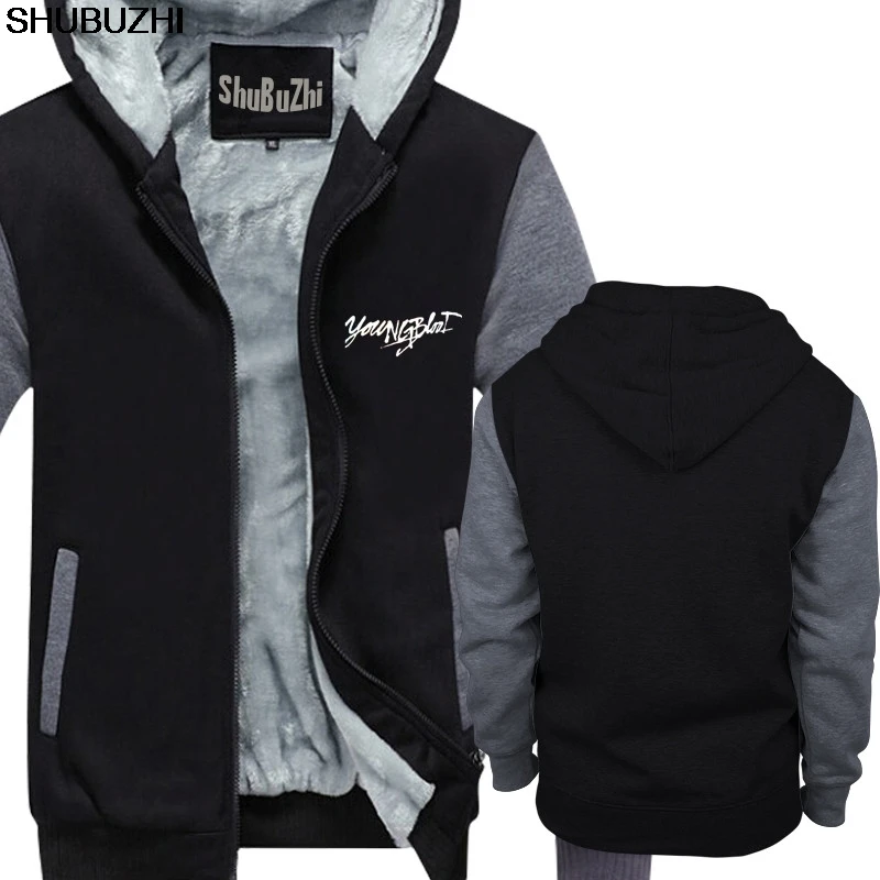 black grey Куртка мужская брендовая куртка мужские толстые толстовки 5SOS Youngblood Calum Мужская толстовка бренд shubuzhi хлопковые плотные толстовки Топы sbz487 - Цвет: black grey
