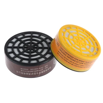 

Gas Masker Filter Cartridge Organische Gas Schilderen Spuiten Filter Met Masker Gebruik