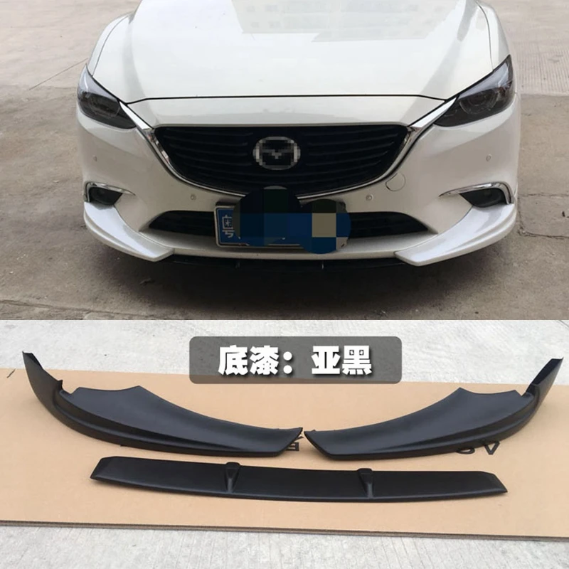 Для Mazda 6 Atenza 2014 2017 ABS Неокрашенный бампер на передний угол противоскользящая